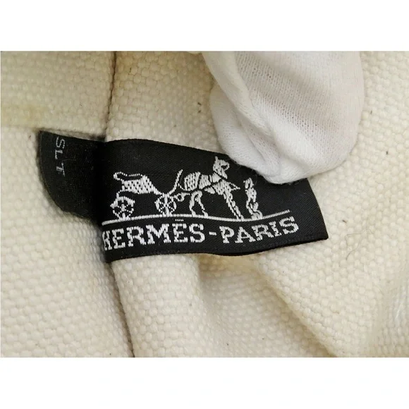 Hermes Yellow and Cream Tote Bag - Picture 12 of 15